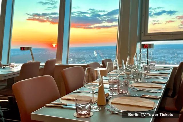 Berlin TV Tower Observation Deck Tickets – TV Tower Sphere by Tim Raue - Dine at 207 Meters