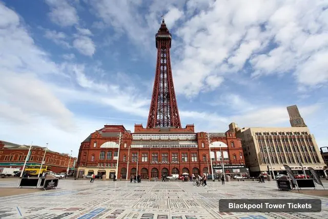 Blackpool Tower Observation Deck Tickets – Blackpool Tower: Entry Ticket with 4D Cinema and Ocean Views