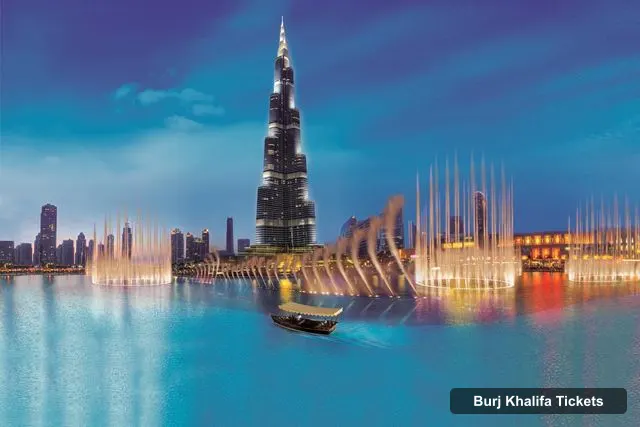 Burj Khalifa Observatory Tickets – Burj Khalifa Lake Ride and Fountain Show