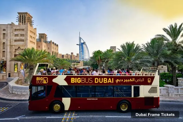 Dubai Frame Skip-the-Line Tickets – 5-Day Pass: Hop-On Hop-Off, Lost World Aquarium, Dubai Frame