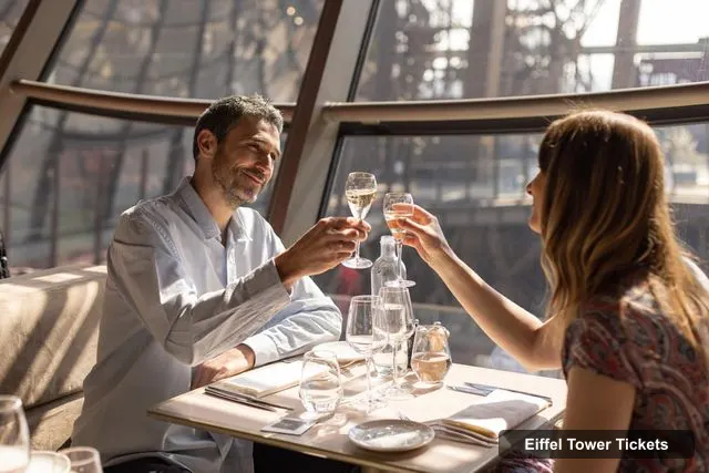 Eiffel Tower Tickets – Eiffel Tower's Madame Brasserie 3-course lunch 12:00