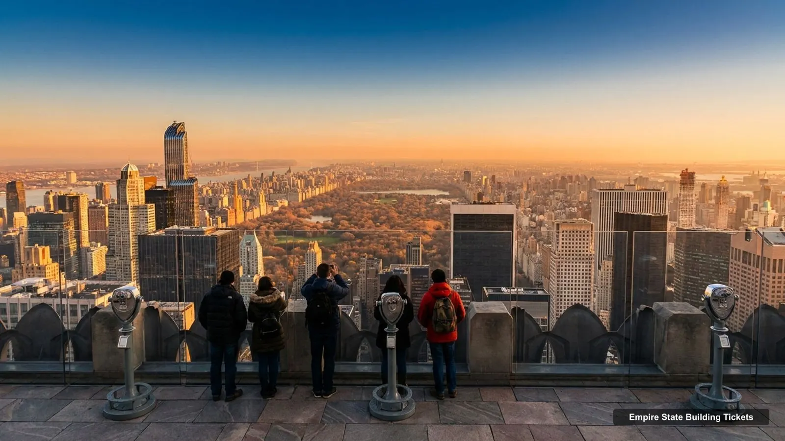Empire State Building Tickets – view from the observation deck over Central Park