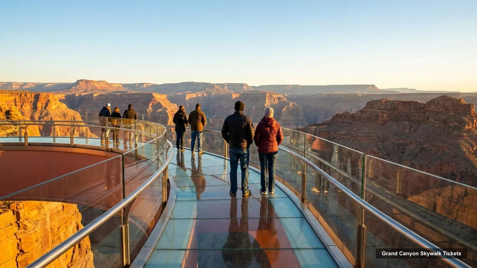 Grand Canyon Skywalk Tickets – view from the observation deck over Grand Canyon West Skywalk