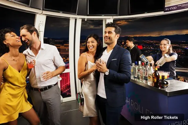 High Roller Skip-the-Line Tickets – High Roller Wheel - Happy Half Hour with Open Bar