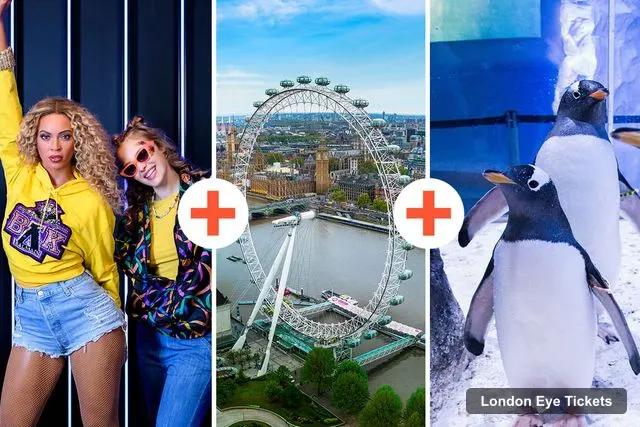 London Eye Tickets – Madame Tussauds, London Eye & SEA LIFE Combo Ticket