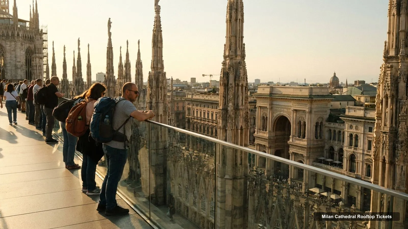 Milan Cathedral Rooftop Tickets – view from the observation deck over Duomo di Milano