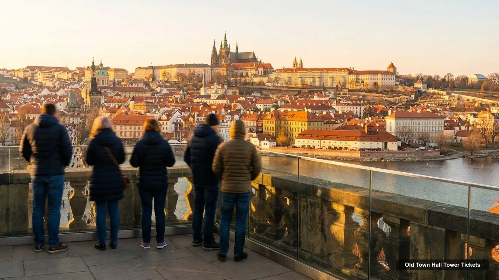 Old Town Hall Tower Tickets – view from the observation deck over Prague Castle