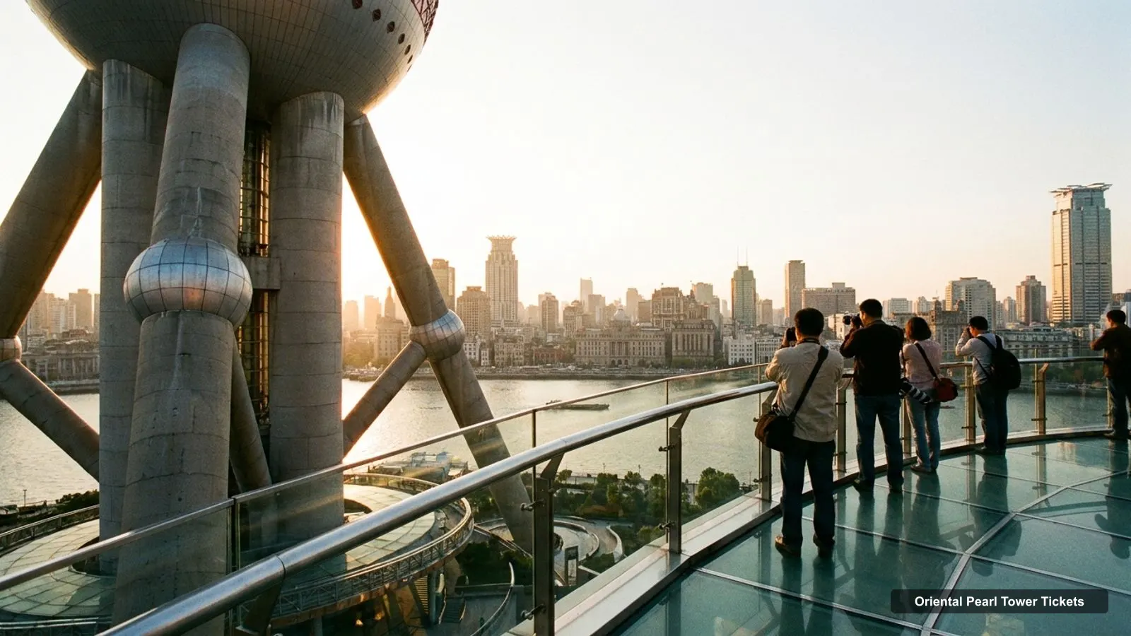 Oriental Pearl Tower Tickets – view from the observation deck over The Bund