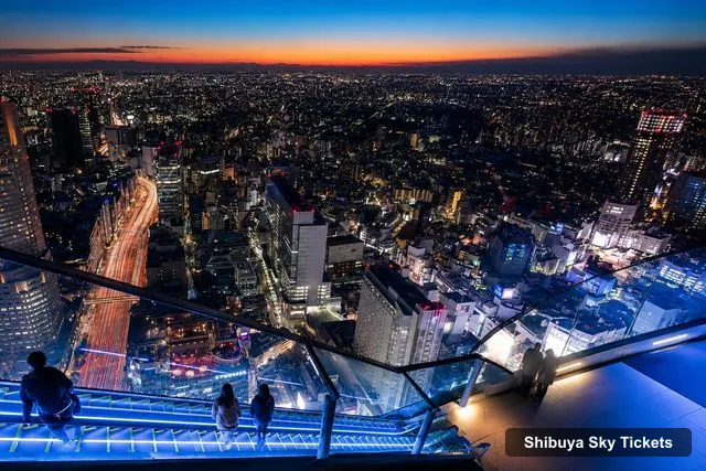 Shibuya Sky Observation Deck Tickets – Shibuya Sky Sunset or Night View & Walking Tour