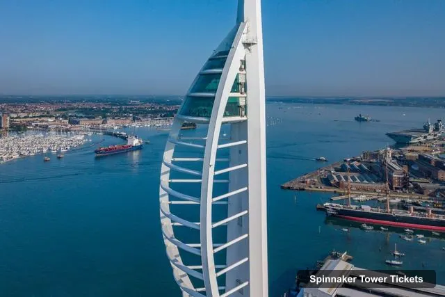 Spinnaker Tower Tickets – From London: Portsmouth Spinnaker Tower Entry & Rail Ticket
