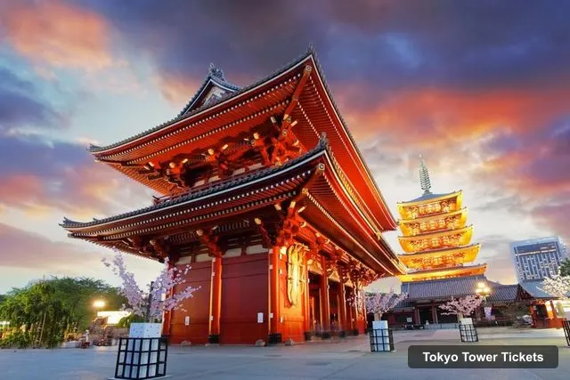 Sensō-ji, Tokyo Tower – Tokyo Tower Observation Deck Tickets