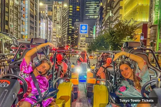 Tokyo Tower Observation Deck Tickets – Shibuya Crossing x Tokyo Tower Go-Kart IDP&Passport Required
