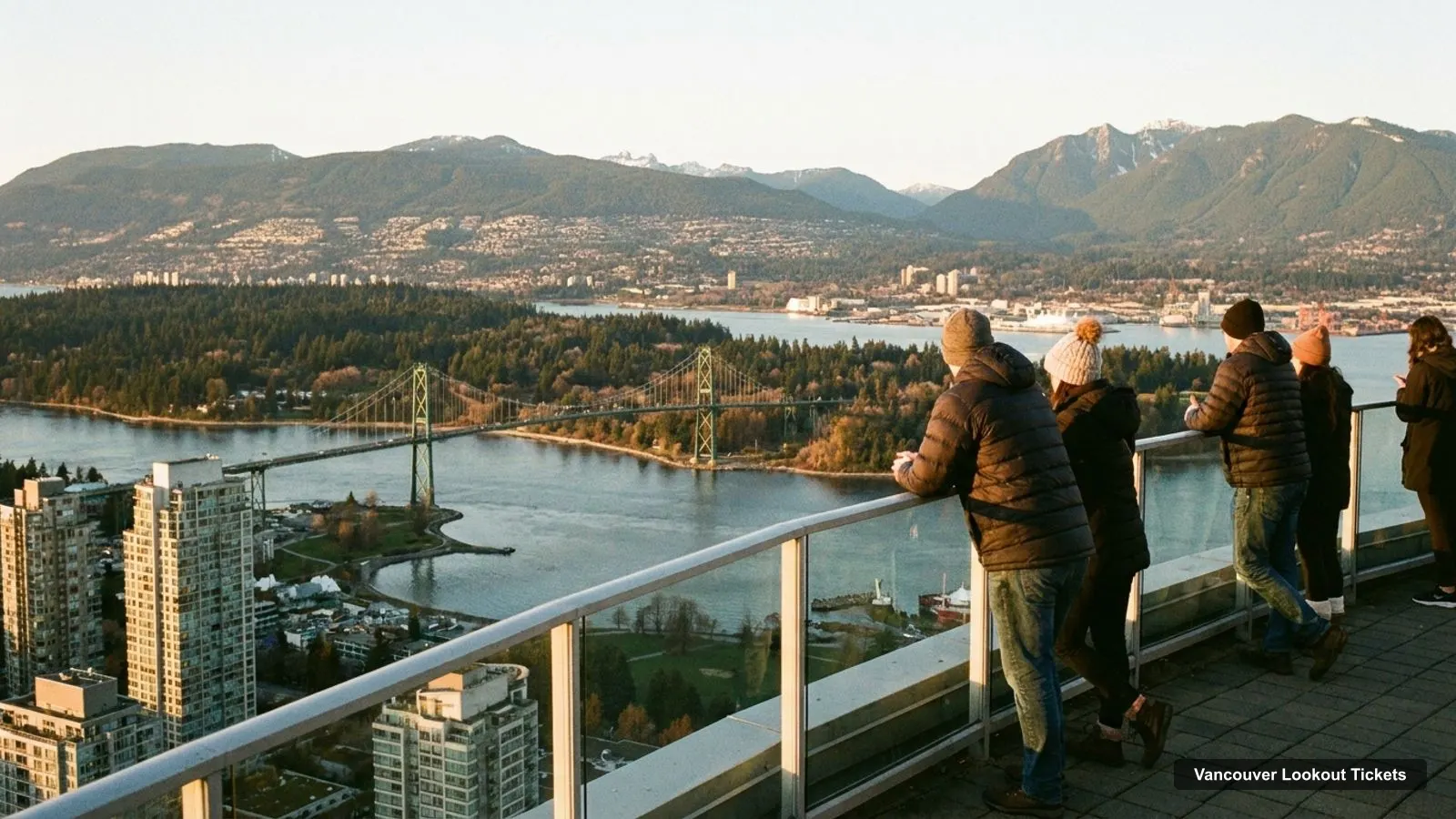 Vancouver Lookout Tickets – view from the observation deck over Stanley Park
